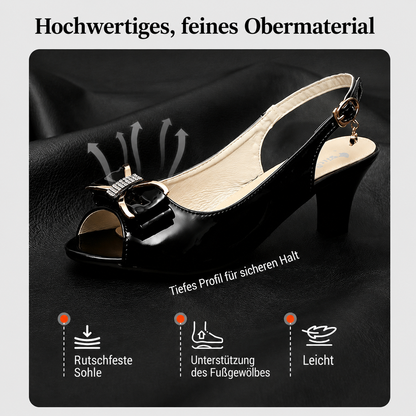 Petra | Stylish Slingback Sandals with Decorative Bow