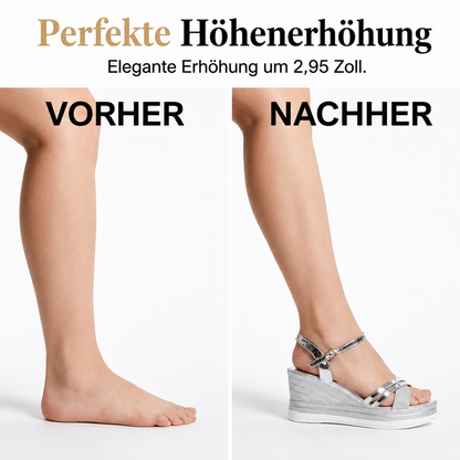 Mackenzie | Wedge Sandals with Ankle Strap and Open Toe