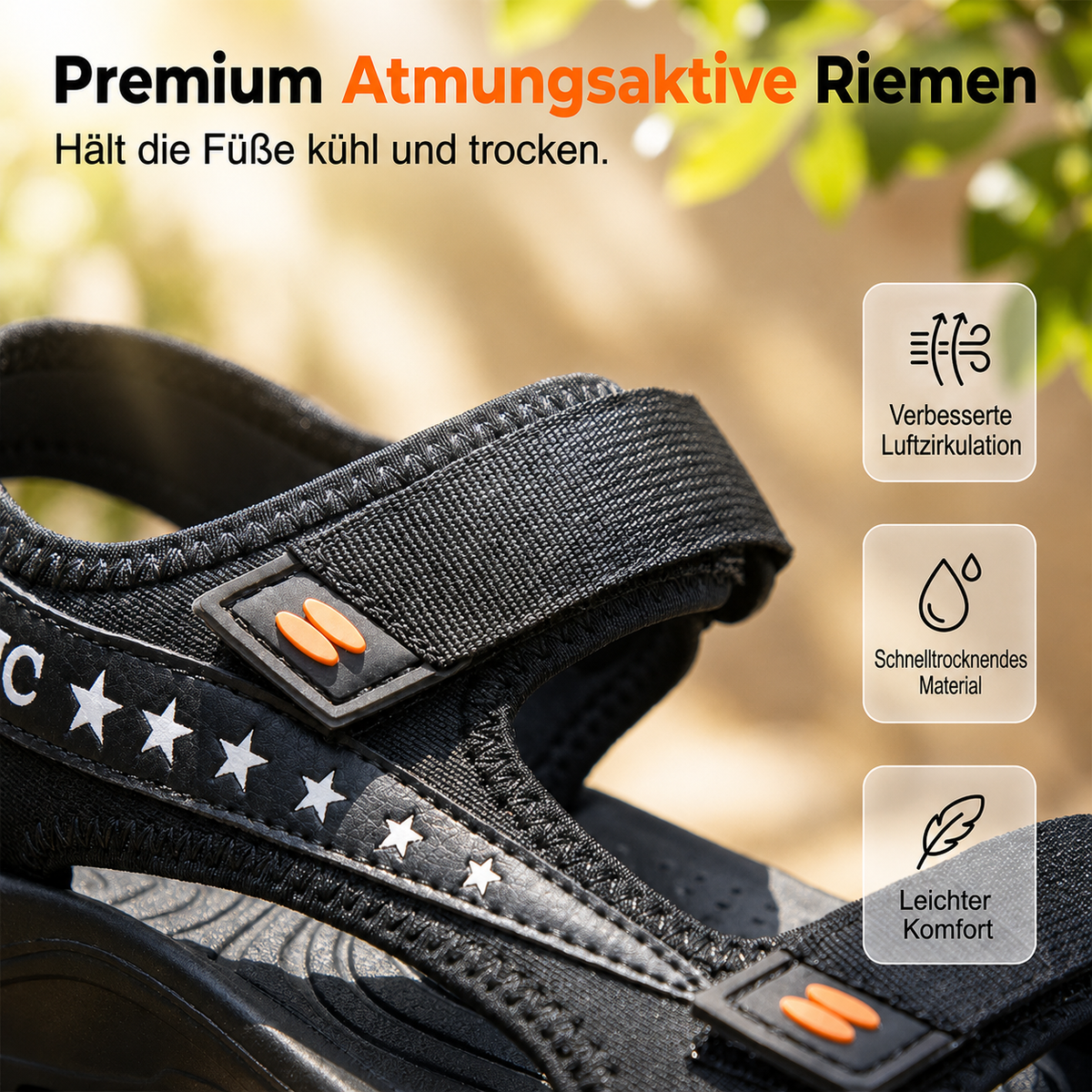 Ferdinand | Herren-Sandalen für Wandern und Freizeit
