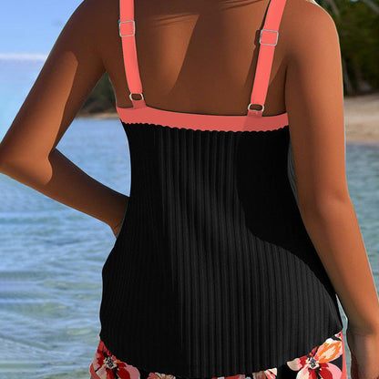 Dorothee | Printed Swimsuit with Top and Shorts