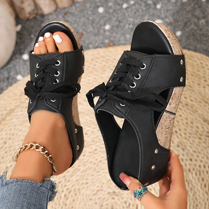 Marion | Casual Wedge Sandals with Modern Retro Charm