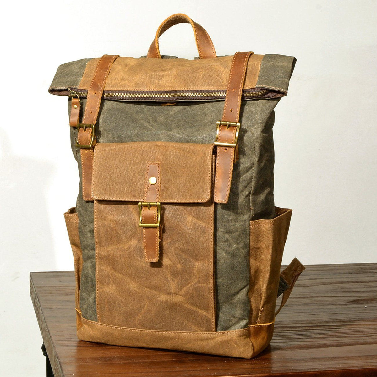Kalgoorlie waxed canvas backpack — Beverley Lane