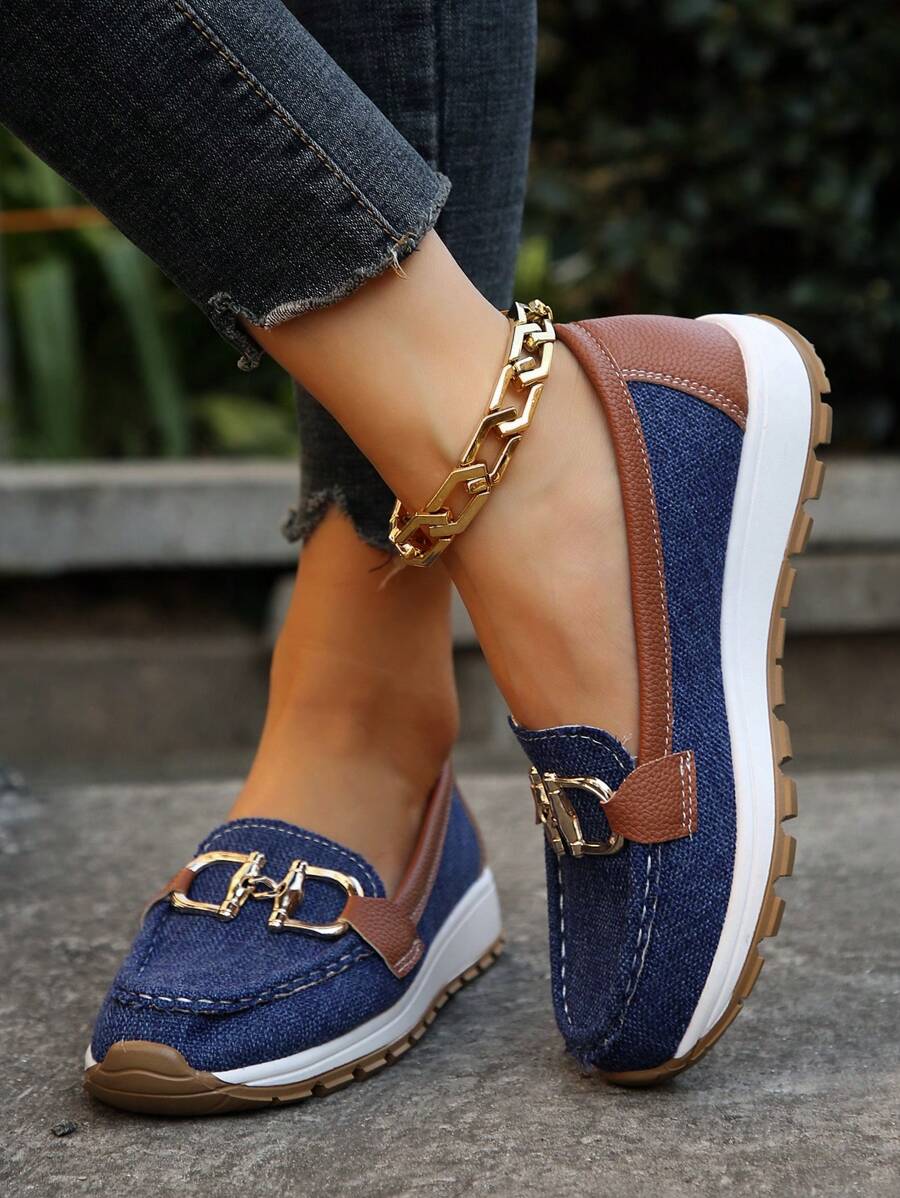 Evie Women's Cushioned Buckle Loafers