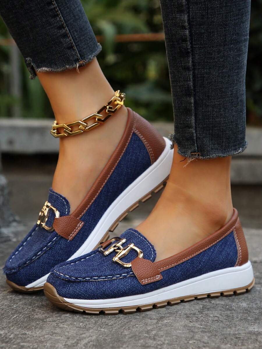 Evie Women's Cushioned Buckle Loafers
