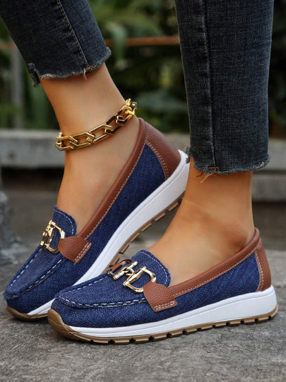 Evie Women's Cushioned Buckle Loafers