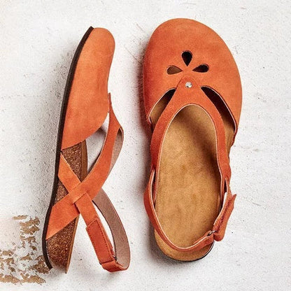 Emilia | Extraweite Komfort-Sandalen mit Kreuzriemen