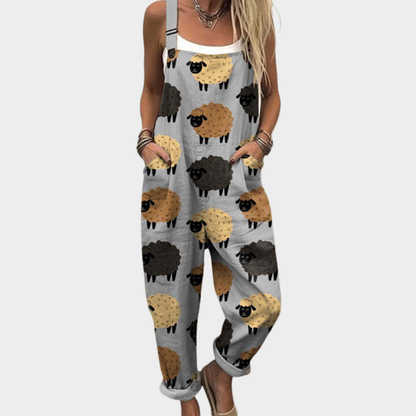 Hobart | Relaxed Wide-Leg Overalls
