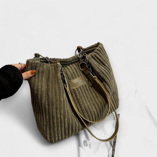 Edith | Soft Corduroy Crossbody Bag