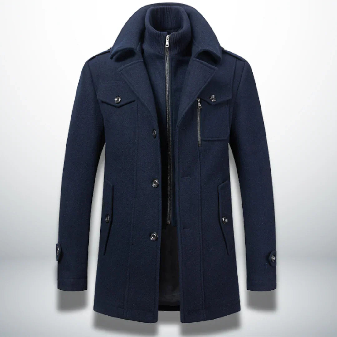 Tommy | Elegant Long Winter Jacket for Men