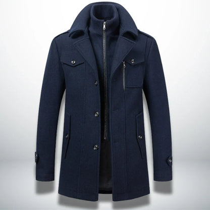 Tommy | Elegant Long Winter Jacket for Men