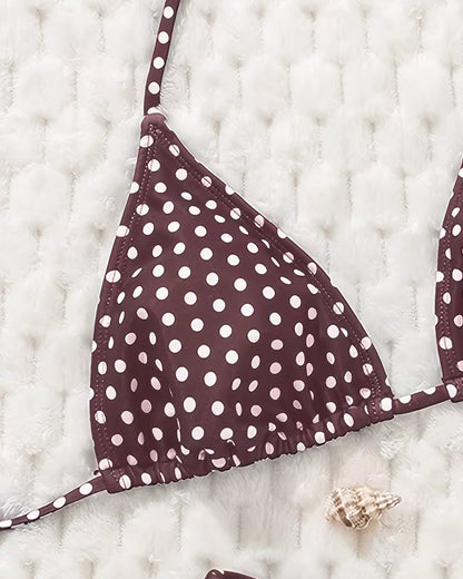 Annalise | Two-Piece Bikini with Classic Polka Dot Pattern