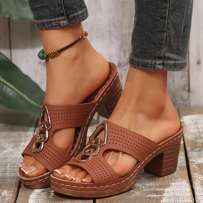 Sydney | Modern Fashionable Orthopaedic Sandals for Women in Faux Leather