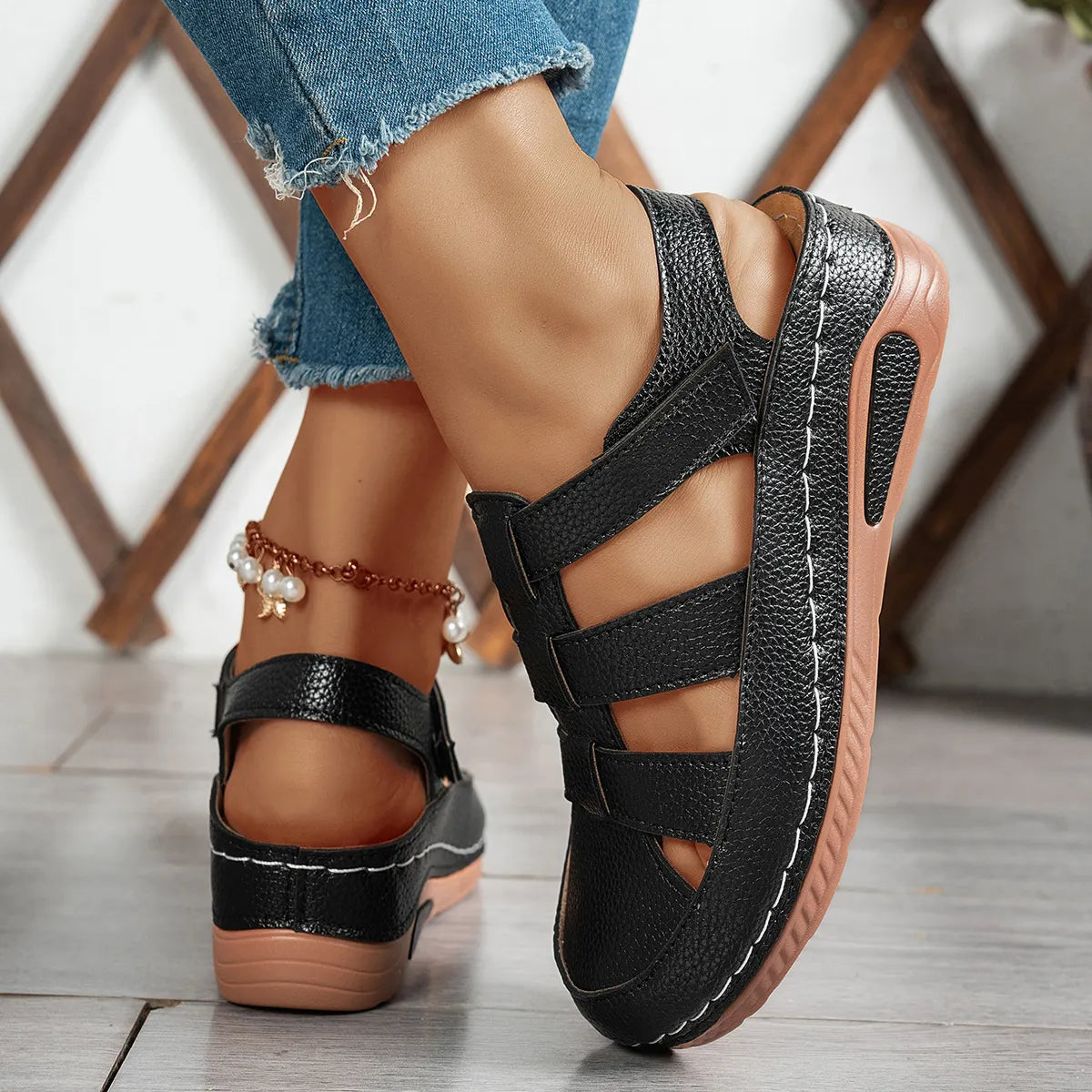 Gerta | Fashionable Sandals for Women with Supportive Sole