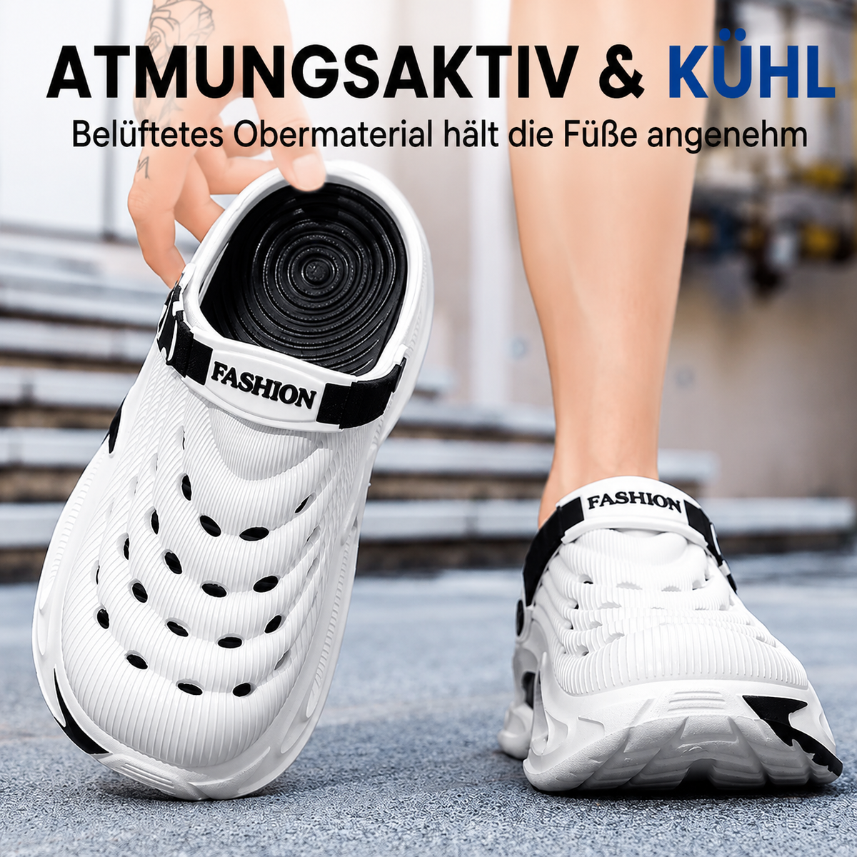 Dieter | Atmungsaktive Herren-Sandalen für Alltag und Freizeit