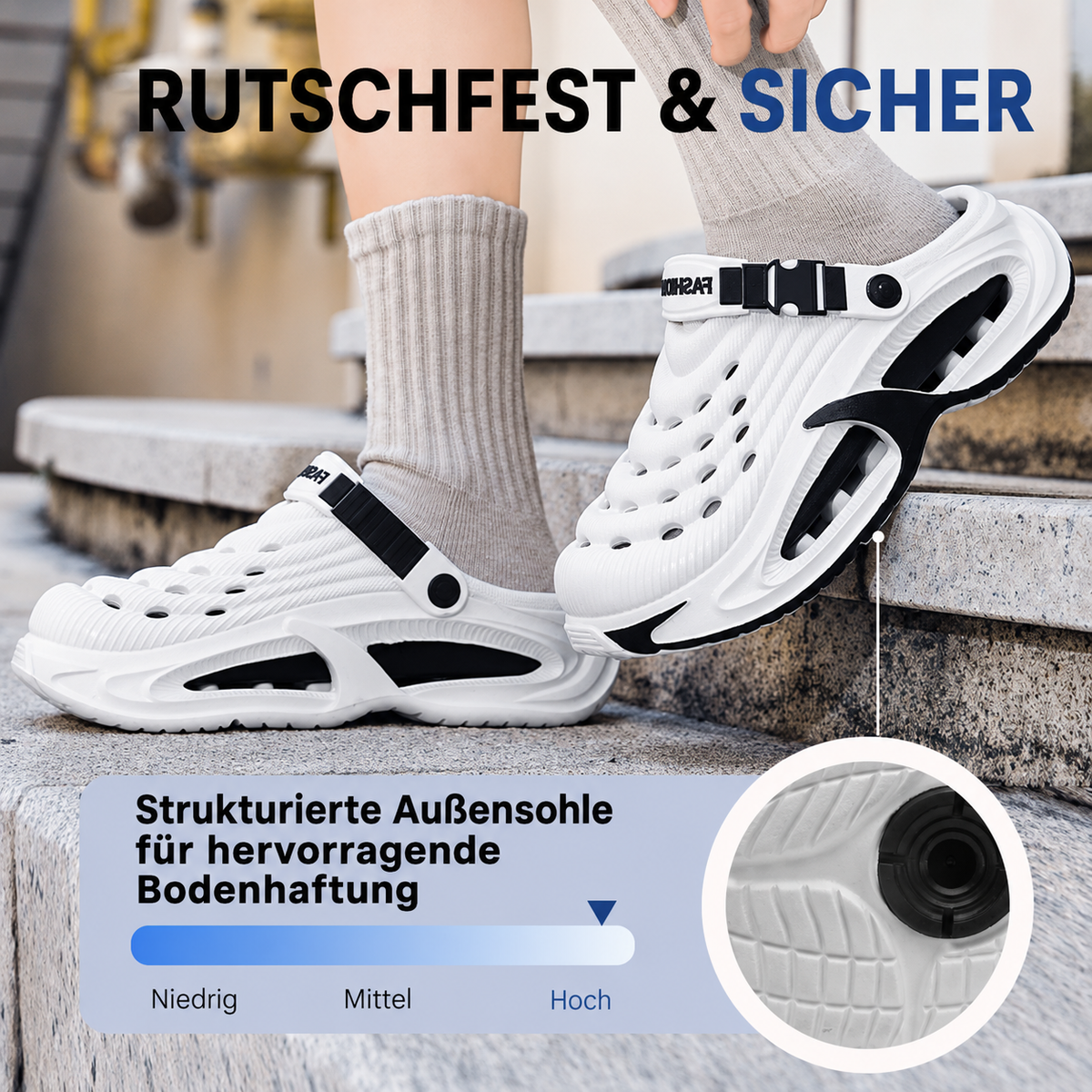 Dieter | Atmungsaktive Herren-Sandalen für Alltag und Freizeit