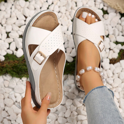 Katrina | Comfortable Orthopaedic Slippers in Quality Faux Leather