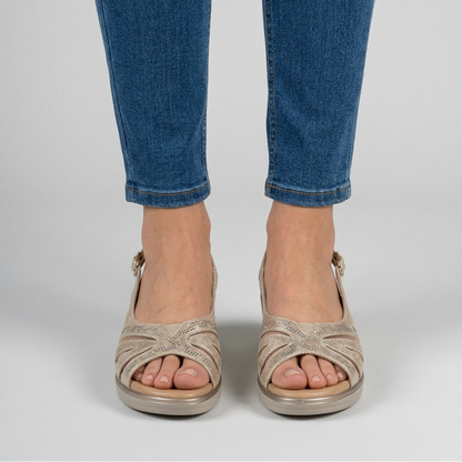 Silvana | Polished Slingback Sandals for Women