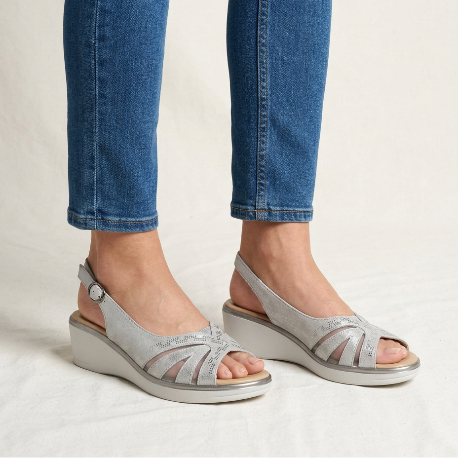 Silvana | Polished Slingback Sandals for Women