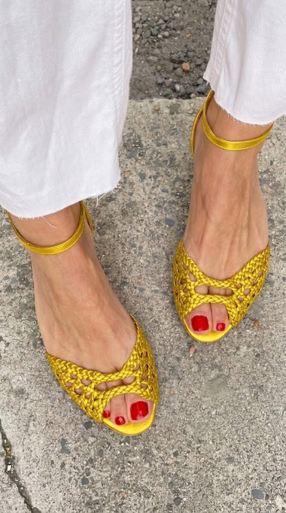Daphne | Braided Summer Sandals
