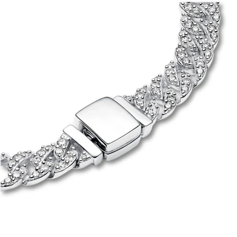 Astrid | Crystal Cuban Link Bracelet