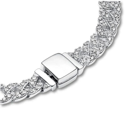 Astrid | Crystal Cuban Link Bracelet
