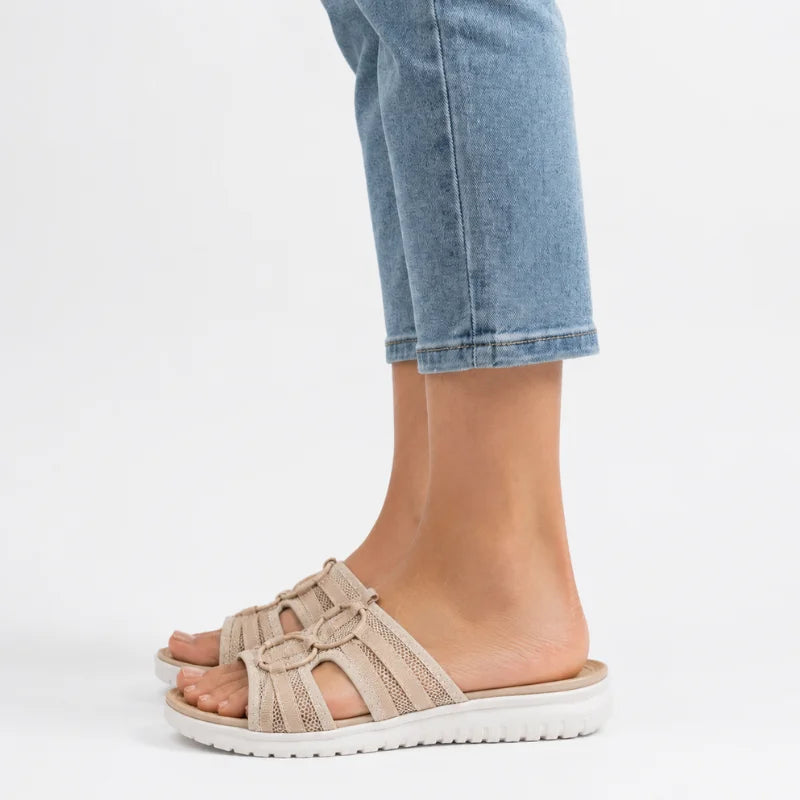 Gretchen | Light Slip-On Sandals with Wide Fit