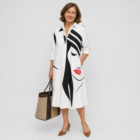 Luzia | Light Shirt Dress in Timeless Cut