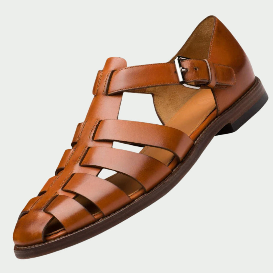 Bernd | stilvolle Sandalen in Lederoptik aus hochwertigem Material für Männer