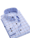 Hellblauer Druck