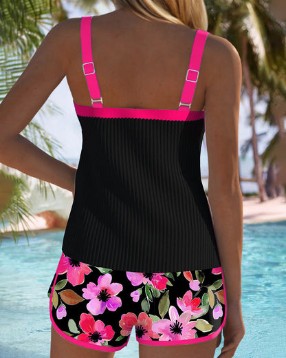 Doris | Comfortable Floral Tankini Combo
