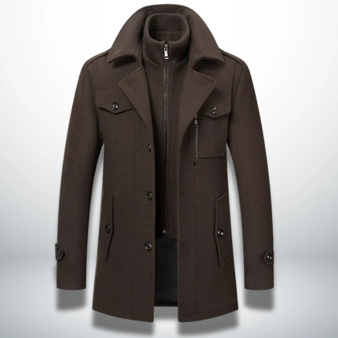 Tommy | Elegant Long Winter Jacket for Men