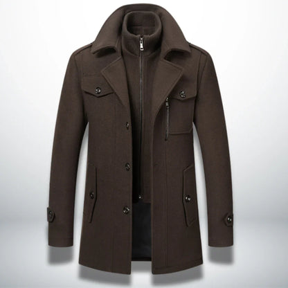 Tommy | Elegant Long Winter Jacket for Men