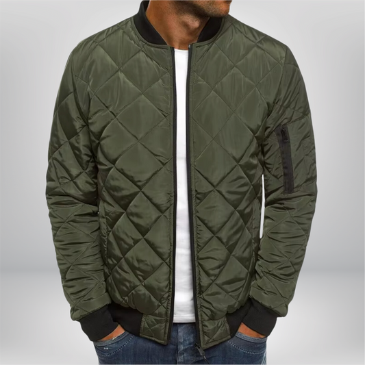 Liam | Premium Quilted Bomber Jacket for Men