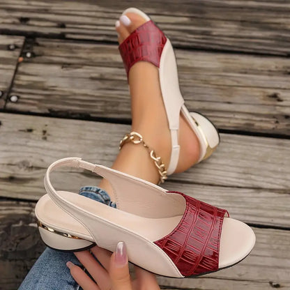 Alida | Timeless Faux Leather Sandals for Every Occasion