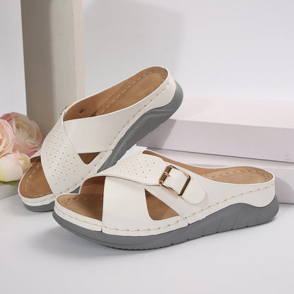 Katrina | Comfortable Orthopaedic Slippers in Quality Faux Leather
