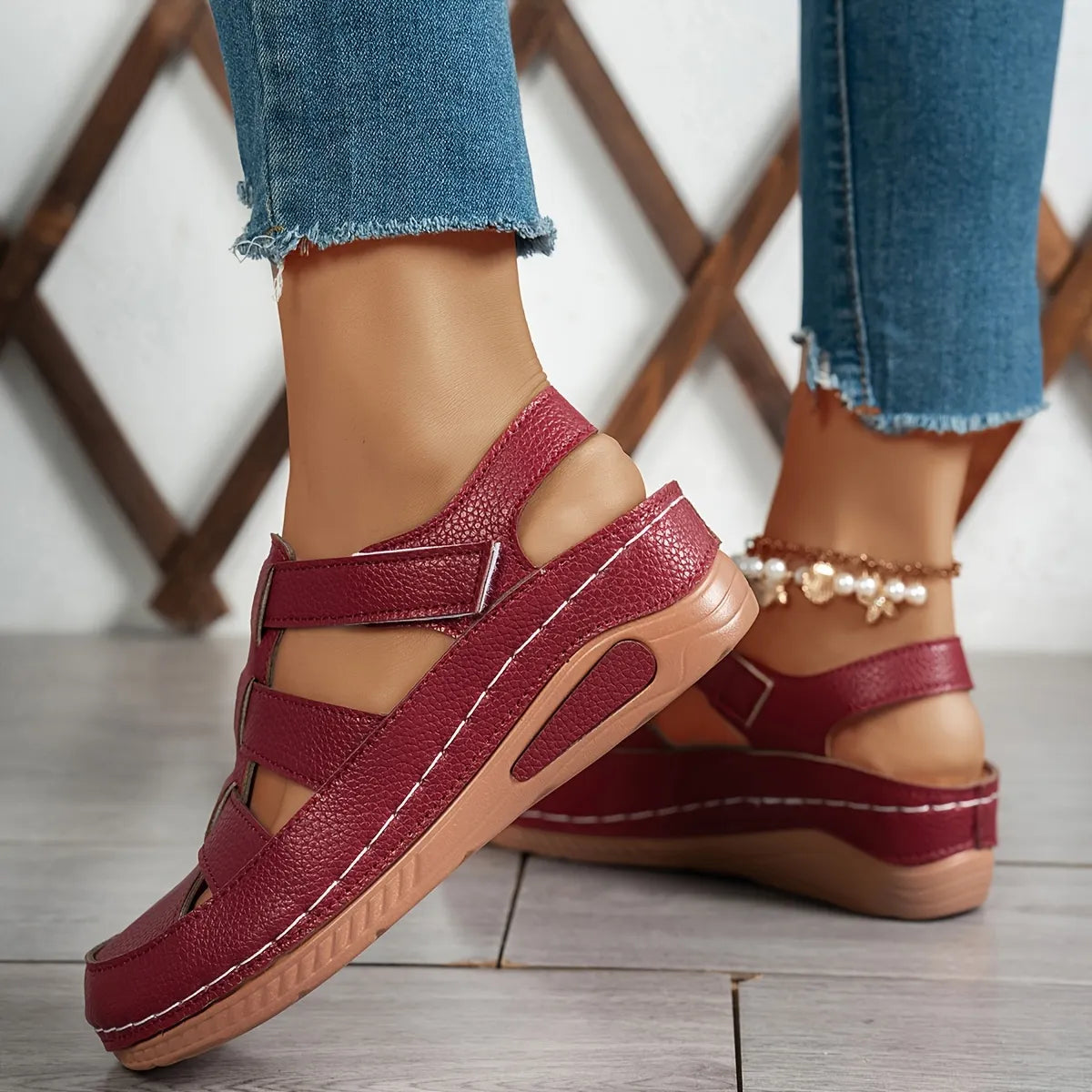 Gerta | Fashionable Sandals for Women with Supportive Sole