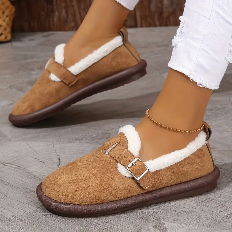 Krisa | Plush Slip-On Comfort Slippers
