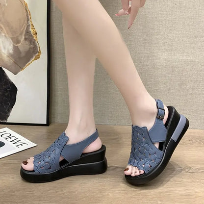 Romy | Comfortable Retro Sandals with Soft Sole