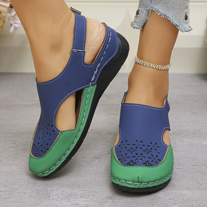 Heike | Soft Wedge Sandals with Adjustable Strap