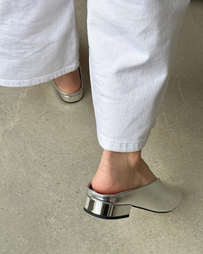 Hannah | Modern Sandals for Women in Metallic Finish