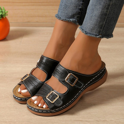 Lorena | Elegant Sandals with Anchor Pattern for Women