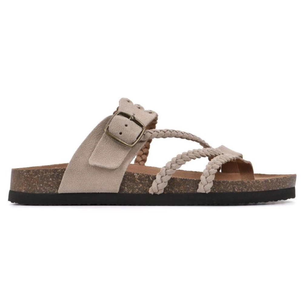 Alexandra | Braided Sandals with Adjustable Buckle