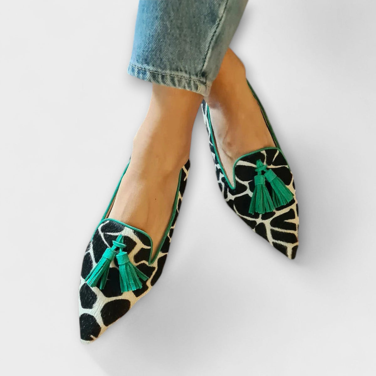Kirra Women's Pom-Pom Pointed Toe Loafers