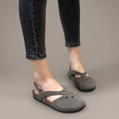 Emilia | Extraweite Komfort-Sandalen mit Kreuzriemen