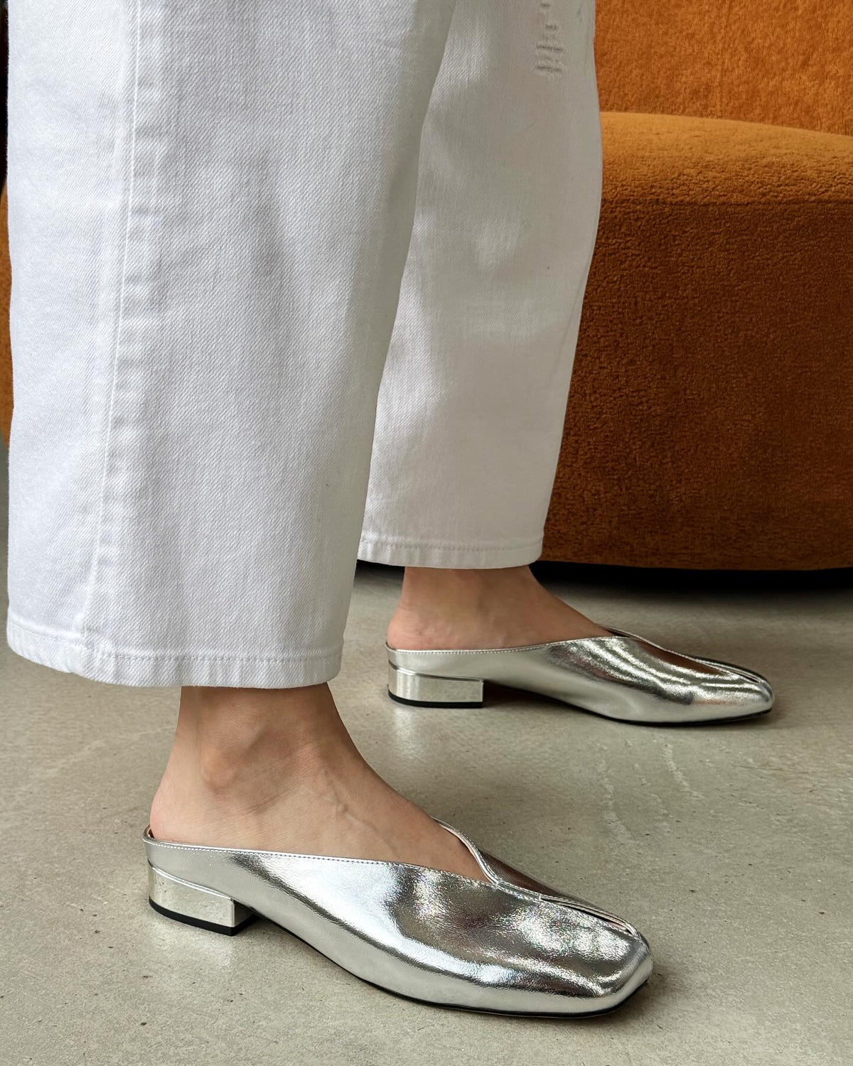 Hannah | Modern Sandals for Women in Metallic Finish