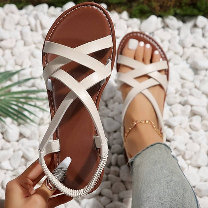 Hildegard | Crisscross Sandals with Non-Slip Sole