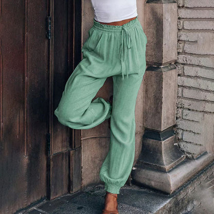 Kaela | Slim Jogger Pants with Adjustable Waistband