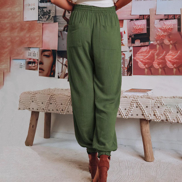 Kaela | Slim Jogger Pants with Adjustable Waistband