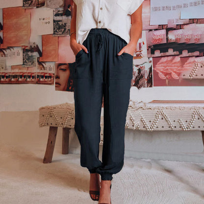 Kaela | Slim Jogger Pants with Adjustable Waistband