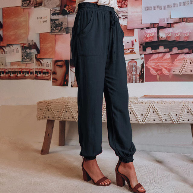 Kaela | Slim Jogger Pants with Adjustable Waistband